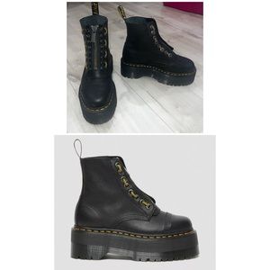 Dr. Martens Sinclair Max Pisa Leather Platform Boots (grandeur/size 8)